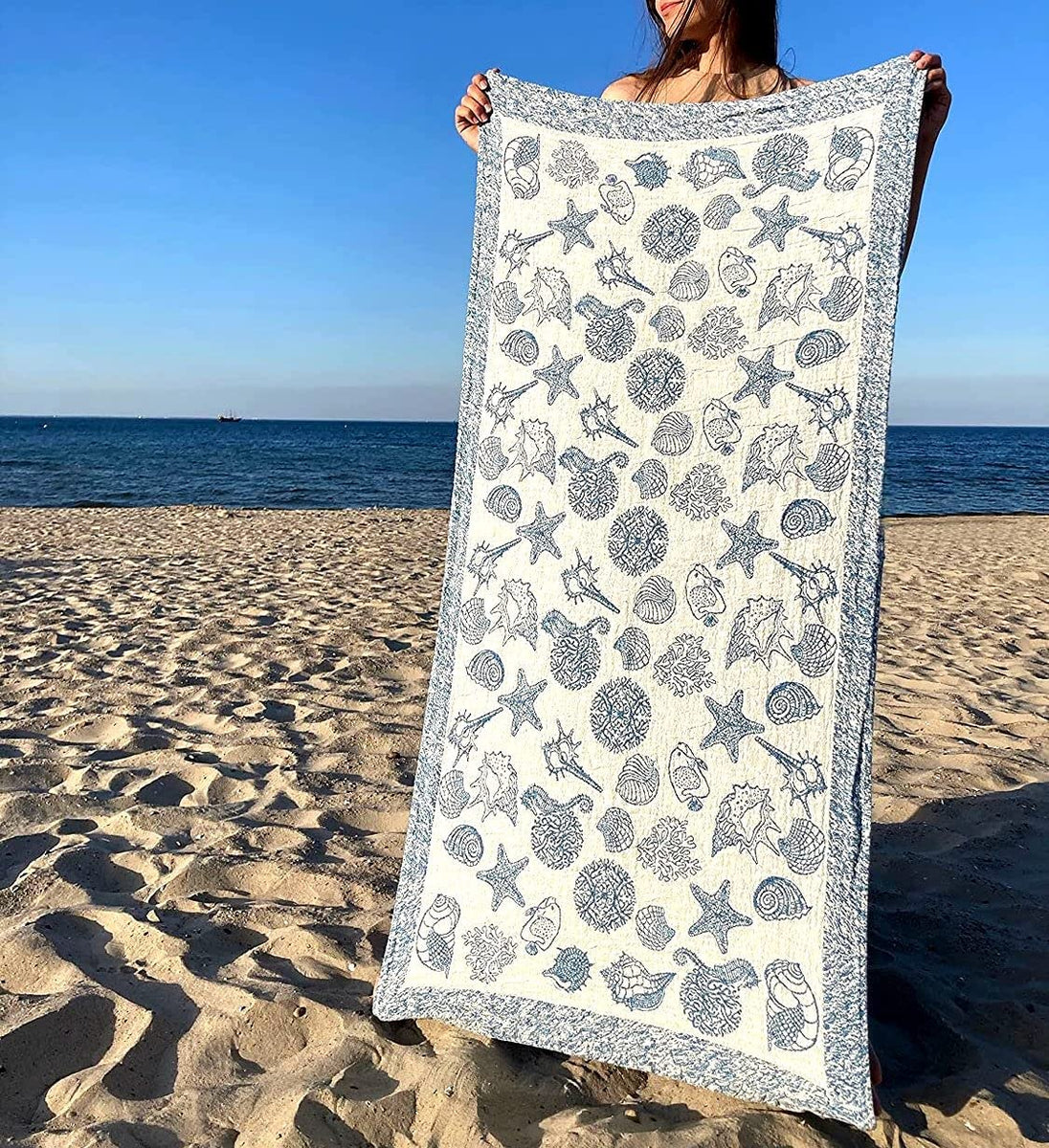 XL Flax Linen Bath Beach Towel Sheet Sauna Beach Travel Towels Eco-friendly  Pre-washed in Any Color 